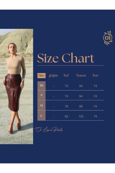 Bordo Deri Kalem Etek