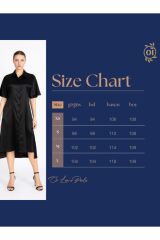 Kadın Siyah Saten Tunik Elbise Siyah - 36