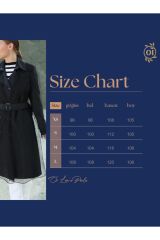 Tül Detaylı Siyah Trençkot Siyah - 42