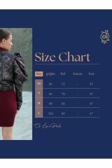 Yılan Derisi Desenli Deri Ceket Siyah - 38