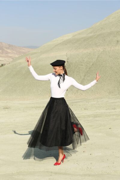 Kadın Tütü Etek Siyah - 36