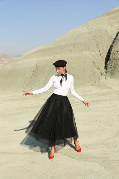 Kadın Tütü Etek Siyah - 42