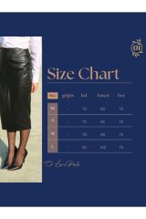 Siyah Deri Kalem Etek