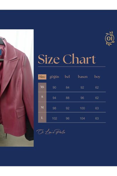 Kısa Blazer Deri Ceket Pembe - 40