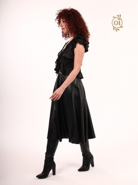 Oilemaperla Deri Verev Etek