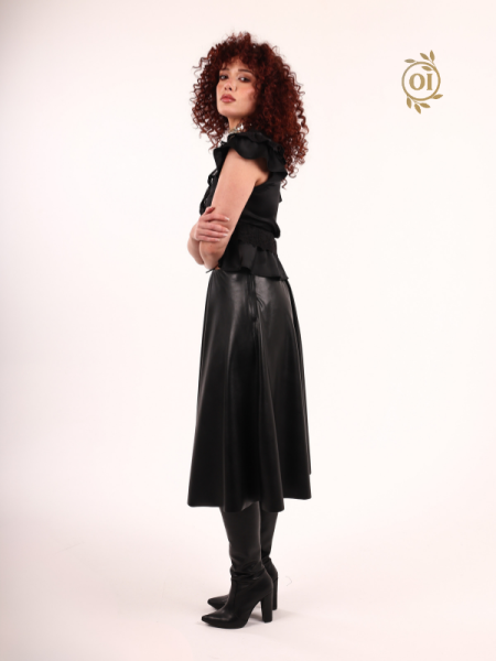 Oilemaperla Deri Verev Etek